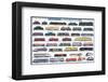 Modern Locomotives-null-Framed Art Print