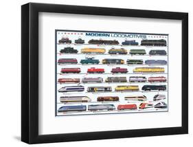 Modern Locomotives-null-Framed Art Print