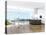 Modern Luxury Kitchen Interior with Fantastic Seascape View-PlusONE-Stretched Canvas