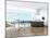 Modern Luxury Kitchen Interior with Fantastic Seascape View-PlusONE-Mounted Photographic Print