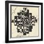 Modern Map of Atlanta-Nikki Galapon-Framed Art Print