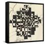 Modern Map of Atlanta-Nikki Galapon-Framed Stretched Canvas