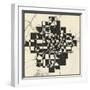 Modern Map of Atlanta-Nikki Galapon-Framed Art Print