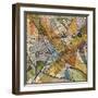 Modern Map of D.C.-Nikki Galapon-Framed Art Print