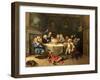 Modern Midnight Conversation-William Hogarth-Framed Giclee Print