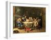 Modern Midnight Conversation-William Hogarth-Framed Giclee Print