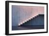 Modern Minimalism Style Stairs With Night Lighting-auris-Framed Art Print