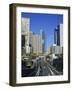 Modern Office Blocks and the Peripherie Boulevard, La Defense, Paris, France, Europe-Simanor Eitan-Framed Photographic Print