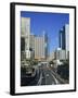 Modern Office Blocks and the Peripherie Boulevard, La Defense, Paris, France, Europe-Simanor Eitan-Framed Photographic Print