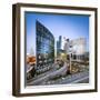 Modern office buildings at La Defense, Paris, Ile-de-France, France-Jan Christopher Becke-Framed Photographic Print