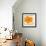 Modern Orange-Irena Orlov-Framed Art Print displayed on a wall