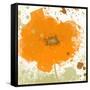 Modern Orange-Irena Orlov-Framed Stretched Canvas