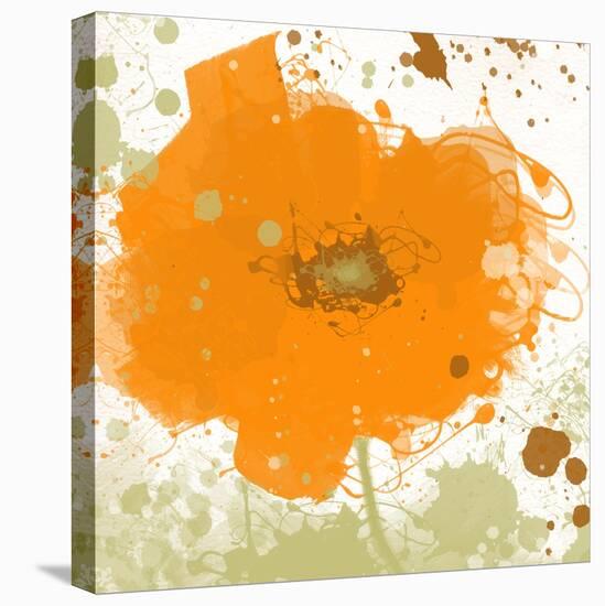 Modern Orange-Irena Orlov-Stretched Canvas