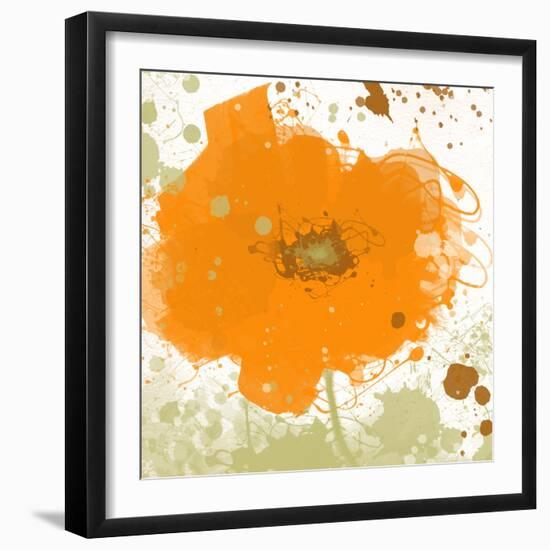 Modern Orange-Irena Orlov-Framed Art Print