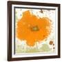 Modern Orange-Irena Orlov-Framed Art Print