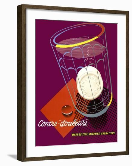 Modern Pain Medication-null-Framed Giclee Print