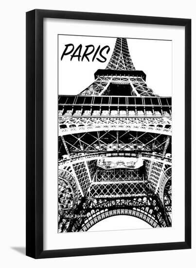 Modern Paris IV-Nicholas Biscardi-Framed Art Print