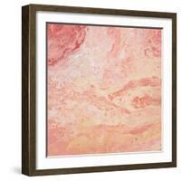 Modern Peach Flow II-Tiffany Hakimipour-Framed Art Print