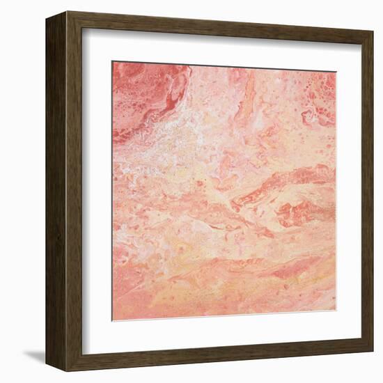 Modern Peach Flow II-Tiffany Hakimipour-Framed Art Print