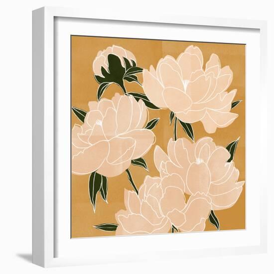 Modern Peonies I-Emma Scarvey-Framed Art Print