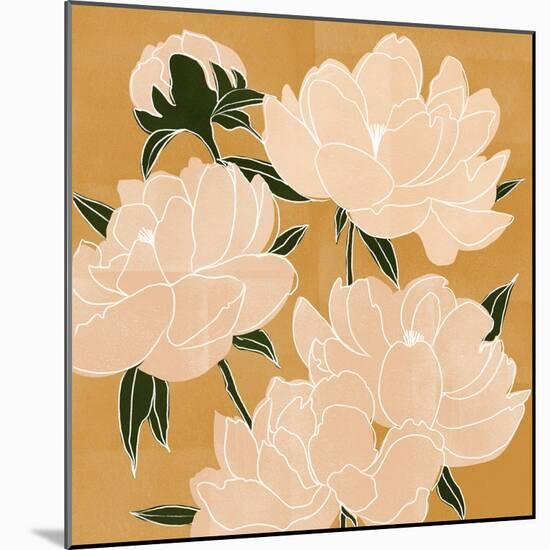 Modern Peonies I-Emma Scarvey-Mounted Art Print