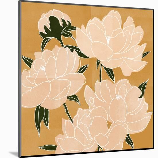 Modern Peonies I-Emma Scarvey-Mounted Art Print