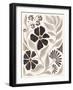 Modern Petals III Neutral-Veronique Charron-Framed Art Print