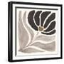 Modern Petals IV Neutral-Veronique Charron-Framed Art Print