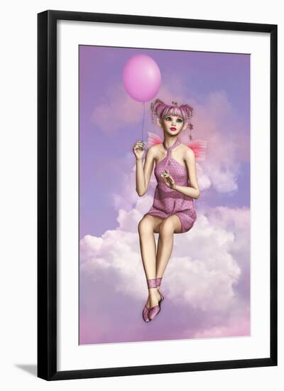 Modern Pixie-Atelier Sommerland-Framed Art Print