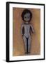 Modern Plastic Black Girl Doll Slightly Scratched and Soiled Lying on Rusty Metal Sheet-Den Reader-Framed Photographic Print