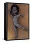 Modern Plastic Black Girl Doll Slightly Scratched and Soiled Lying-Den Reader-Framed Stretched Canvas