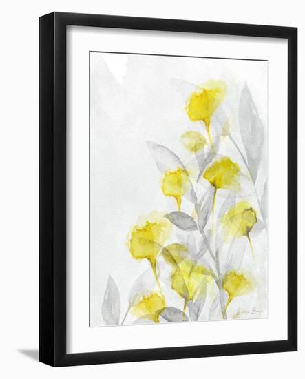 Modern Poppies 2-Denise Brown-Framed Art Print