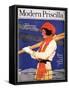 Modern Priscilla, Winter Sport Skiing Magazine, USA, 1922-null-Framed Stretched Canvas