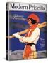 Modern Priscilla, Winter Sport Skiing Magazine, USA, 1922-null-Stretched Canvas