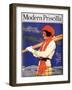 Modern Priscilla, Winter Sport Skiing Magazine, USA, 1922-null-Framed Giclee Print
