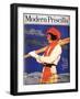 Modern Priscilla, Winter Sport Skiing Magazine, USA, 1922-null-Framed Giclee Print