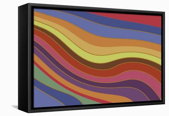 Modern Rainbow-Maria Trad-Framed Stretched Canvas