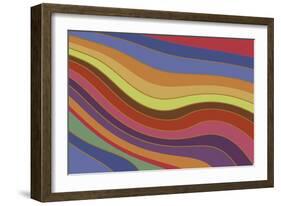 Modern Rainbow-Maria Trad-Framed Giclee Print