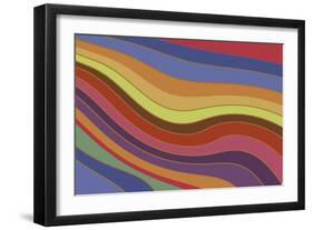 Modern Rainbow-Maria Trad-Framed Giclee Print