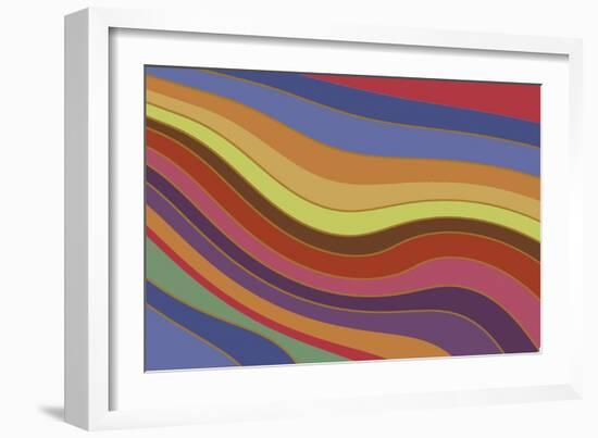 Modern Rainbow-Maria Trad-Framed Giclee Print