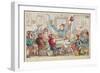 Modern Reformers in Council - or - Patriots Regaling, 1818-Isaac Robert Cruikshank-Framed Giclee Print