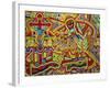 Modern Renaissance-Abstract Graffiti-Framed Giclee Print