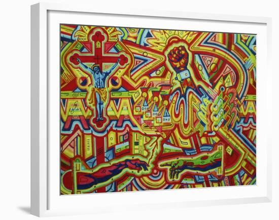 Modern Renaissance-Abstract Graffiti-Framed Giclee Print