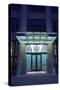 Modern Residential Building Entrance at Night-jrferrermn-Stretched Canvas