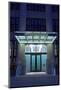 Modern Residential Building Entrance at Night-jrferrermn-Mounted Photographic Print