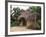 Modern Residential Home in Traditional Tribal Rabari Round Mud Hut, Gujarat State, India-John Henry Claude Wilson-Framed Photographic Print