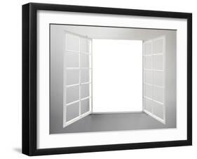 Modern Residential Window Open-ilker canikligil-Framed Art Print