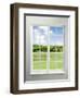 Modern Residential Window with Lake View-ilker canikligil-Framed Art Print