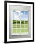 Modern Residential Window with Lake View-ilker canikligil-Framed Art Print