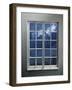 Modern Residential Window with Lightning and Rain Behind-ilker canikligil-Framed Art Print